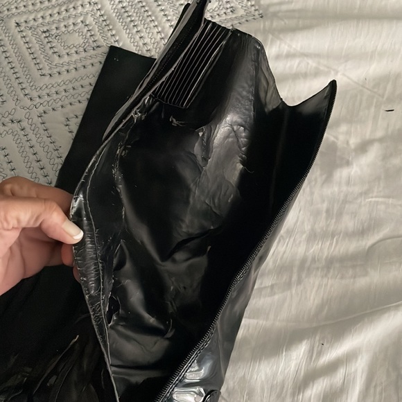 Leather boots / high heal size 8 - Picture 3 of 3